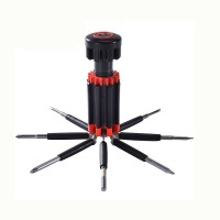 8 in 1 Magnetic Tool Flashlight Multi LED Light Screwdriver