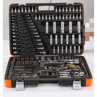 Hot sale tool kit with pliers hand tools 216pcs socket wrench set