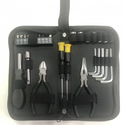 28pcs multifunction portable hand tool kit for household repairing